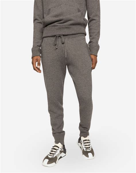 dolce gabbana joggingbroek|Wool jogging pants in Grey for Men .